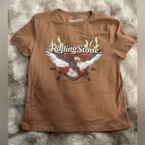 NWOT Rolling Stones Brown T-Shirt